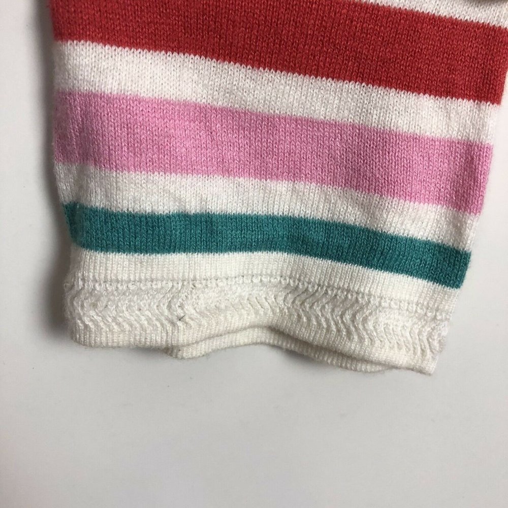 Talbots Multi Color Stripe Long Sleeve Sweater - image 4